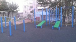 Площадка для воркаута в городе Красноярск №7380 Большая Современная фото