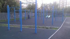 Площадка для воркаута в городе Красноярск №7380 Большая Современная фото