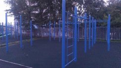 Площадка для воркаута в городе Красноярск №7380 Большая Современная фото