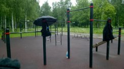 Площадка для воркаута в городе Тверь №7397 Средняя Современная фото