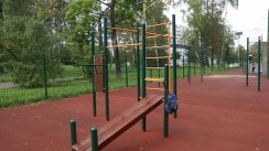 Площадка для воркаута в городе Зеленоград №7418 Средняя Современная фото