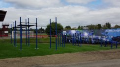 Площадка для воркаута в городе Йоэнсуу №7438 Средняя Хомуты фото