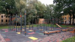 Площадка для воркаута в городе Рига №7484 Средняя Хомуты фото