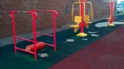 Площадка для воркаута в городе Ступино №7520 Средняя Современная фото