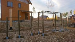 Площадка для воркаута в городе Иркутск №7600 Маленькая Современная фото