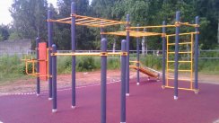 Площадка для воркаута в городе Рыбинск №7613 Маленькая Современная фото