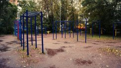 Площадка для воркаута в городе Санкт-Петербург №7736 Большая Современная фото