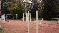 Площадка для воркаута в городе Санкт-Петербург №7739 Большая Современная фото