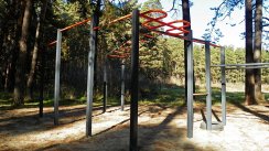 Площадка для воркаута в городе Новосибирск №7765 Средняя Современная фото