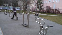 Площадка для воркаута в городе Москва №7939 Маленькая Хомуты фото