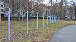 Площадка для воркаута в городе Курчатов №8073 Средняя Советская фото