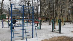 Площадка для воркаута в городе Королев №8113 Маленькая Современная фото