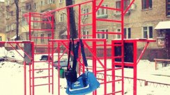 Площадка для воркаута в городе Королев №8112 Маленькая Современная фото