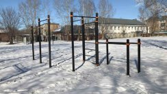 Площадка для воркаута в городе Бийск №8253 Маленькая Современная фото