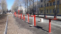 Площадка для воркаута в городе Екатеринбург №7153 Маленькая Современная фото