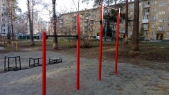 Площадка для воркаута в городе Новосибирск №8450 Средняя Современная фото