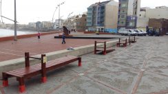 Площадка для воркаута в городе Лас-Пальмас-де-Гран-Канария №8458 Маленькая Современная фото