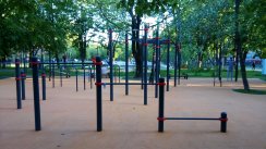 Площадка для воркаута в городе Москва №8498 Средняя Хомуты фото