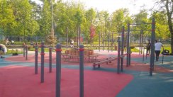 Площадка для воркаута в городе Москва №8499 Средняя Современная фото