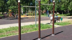 Площадка для воркаута в городе Москва №8540 Средняя Современная фото