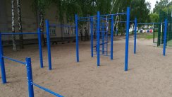 Площадка для воркаута в городе Казань №8606 Средняя Современная фото