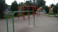 Площадка для воркаута в городе Новосибирск №8627 Средняя Современная фото