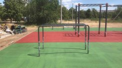 Площадка для воркаута в городе Волжский №8640 Средняя Современная фото