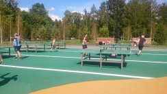 Площадка для воркаута в городе Санкт-Петербург №8650 Средняя Современная фото