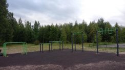 Площадка для воркаута в городе Сестрорецк №8713 Маленькая Современная фото