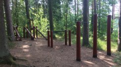 Площадка для воркаута в городе Тарту №8786 Маленькая Современная фото