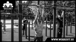 Командная тренировка на спортивной площадке школы № 4 (Курчатов)