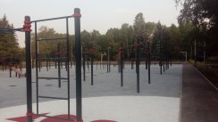 Площадка для воркаута в городе Новокузнецк №8931 Большая Легендарная фото