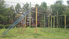 Площадка для воркаута в городе Санкт-Петербург №8938 Средняя Современная фото