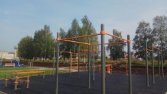 Площадка для воркаута в городе Великий Новгород №9002 Средняя Хомуты фото