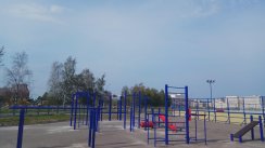 Площадка для воркаута в городе Великий Новгород №9003 Большая Современная фото