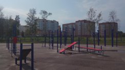 Площадка для воркаута в городе Великий Новгород №9003 Большая Современная фото