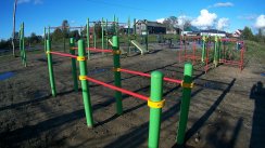 Площадка для воркаута в городе Олонец №9078 Средняя Хомуты фото