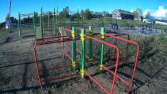 Площадка для воркаута в городе Олонец №9078 Средняя Хомуты фото