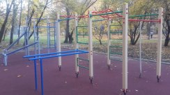 Площадка для воркаута в городе Москва №9143 Средняя Современная фото