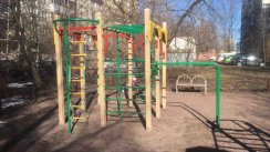 Площадка для воркаута в городе Санкт-Петербург №9470 Маленькая Современная фото