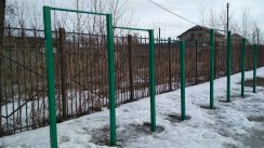 Площадка для воркаута в городе Челябинск №9480 Средняя Современная фото