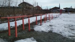 Площадка для воркаута в городе Челябинск №9480 Средняя Современная фото