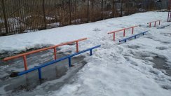 Площадка для воркаута в городе Челябинск №9480 Средняя Современная фото