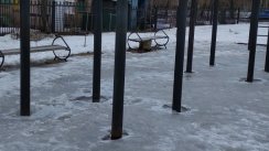 Площадка для воркаута в городе Челябинск №9485 Средняя Современная фото