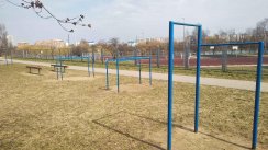 Площадка для воркаута в городе Минск №9528 Средняя Современная фото