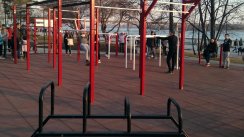 Площадка для воркаута в городе Новосибирск №9147 Средняя Современная фото