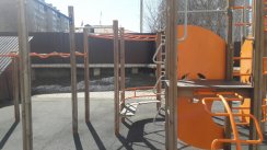 Площадка для воркаута в городе Новосибирск №9531 Маленькая Современная фото