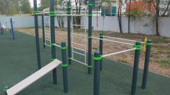 Площадка для воркаута в городе Королев №9633 Средняя Хомуты фото