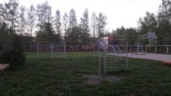 Площадка для воркаута в городе Дно №9670 Большая Современная фото