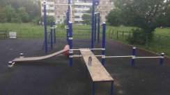 Площадка для воркаута в городе Апрелевка №9774 Маленькая Хомуты фото